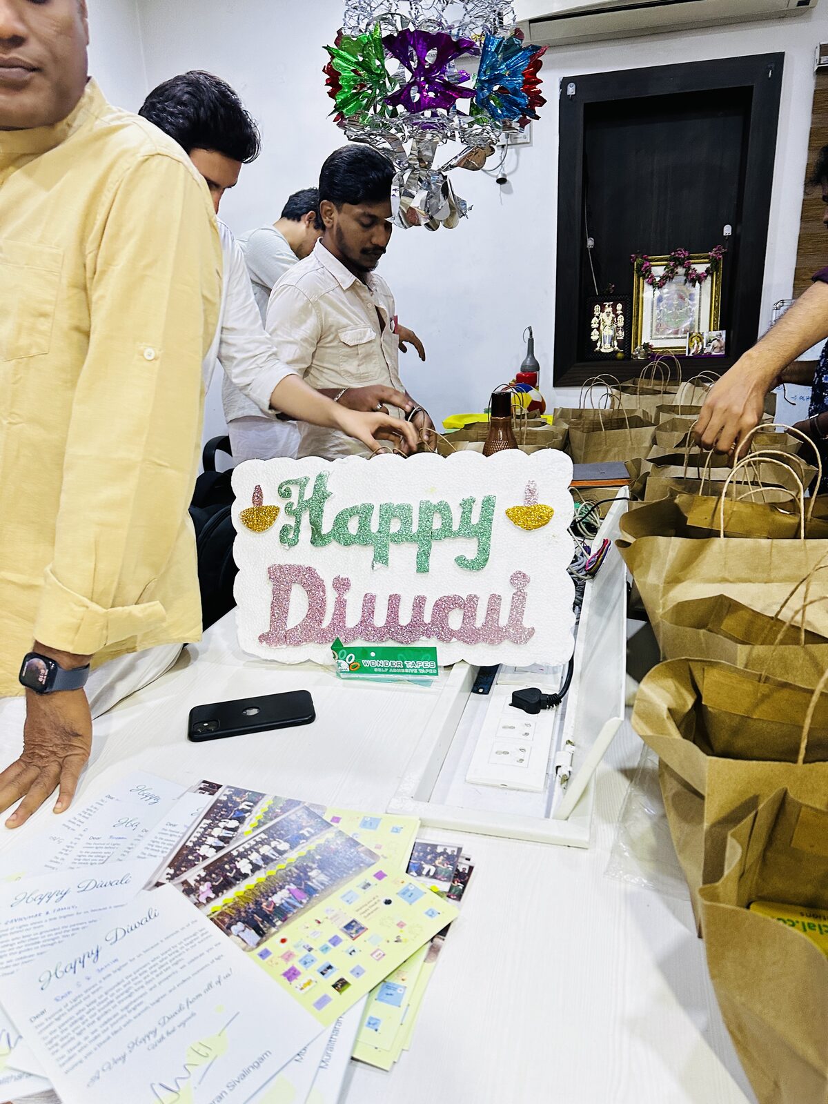 Happy Diwali celebration at the Mayvel office