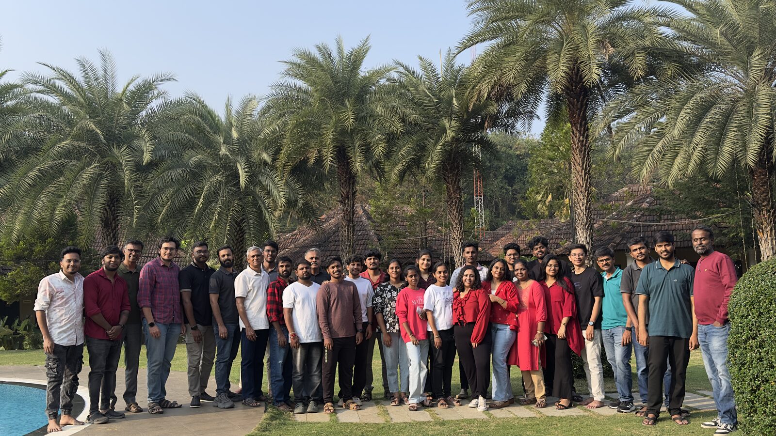 The Mayvel team together at the offsite