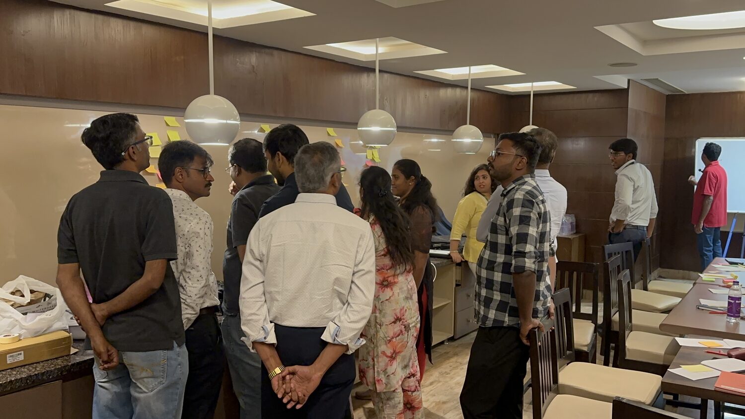 The team networking at STP Connect